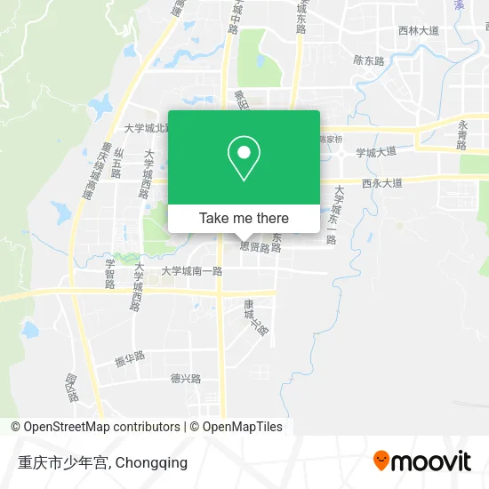 重庆市少年宫 map