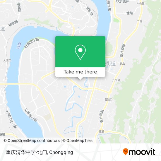重庆清华中学-北门 map