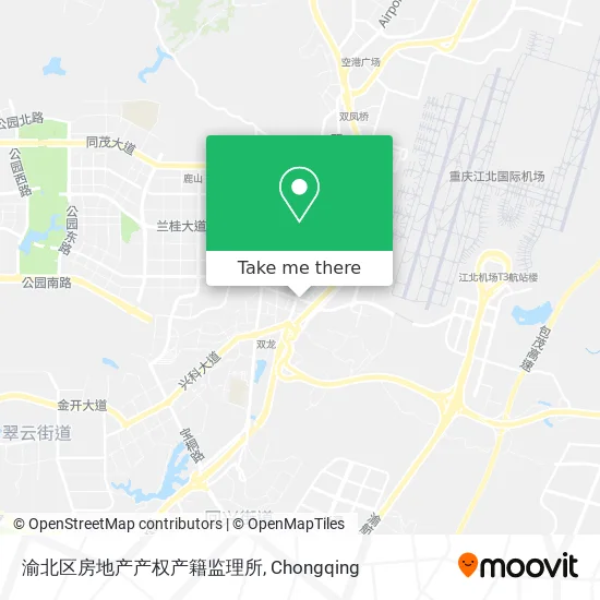 渝北区房地产产权产籍监理所 map