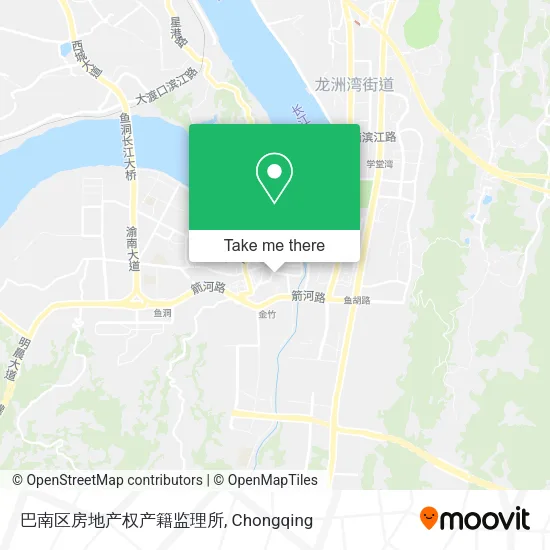 巴南区房地产权产籍监理所 map