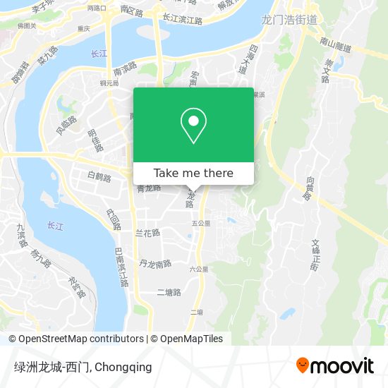绿洲龙城-西门 map