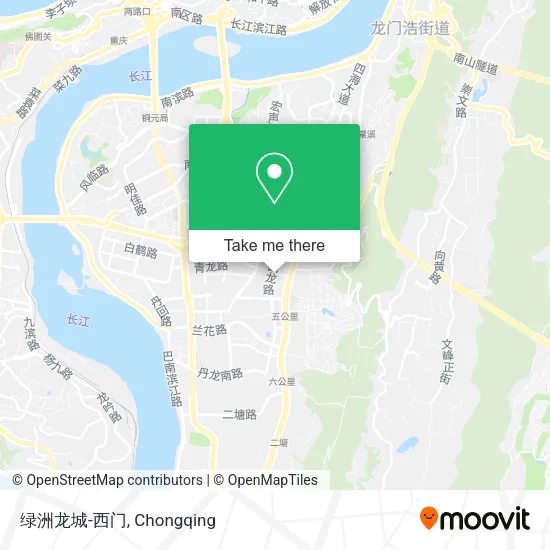 绿洲龙城-西门 map