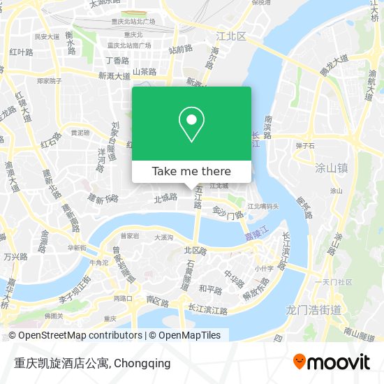 重庆凯旋酒店公寓 map