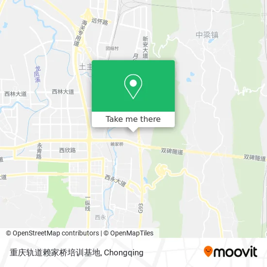 重庆轨道赖家桥培训基地 map