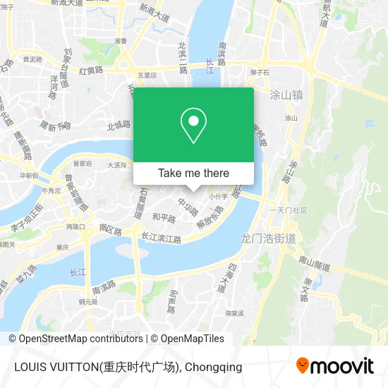 LOUIS VUITTON(重庆时代广场) map