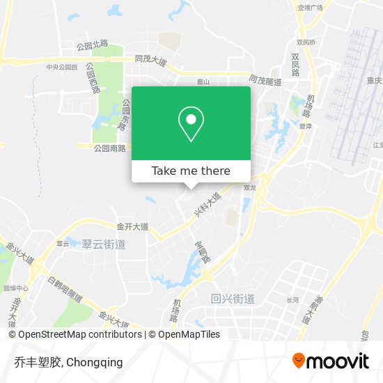 乔丰塑胶 map