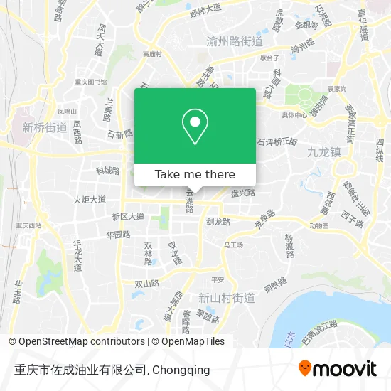重庆市佐成油业有限公司 map