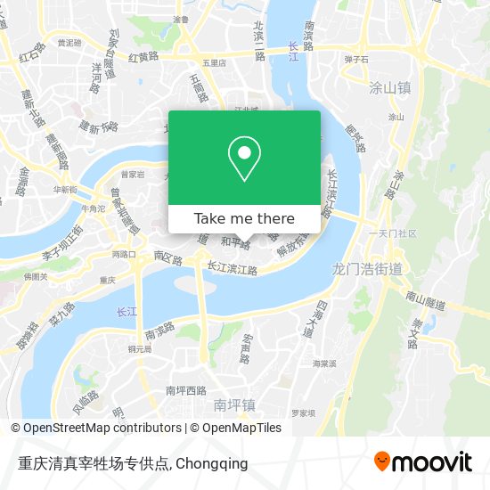 重庆清真宰牲场专供点 map