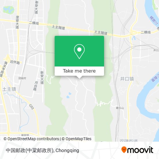 中国邮政(中粱邮政所) map