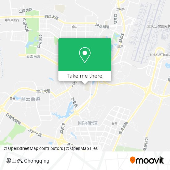 梁山鸡 map