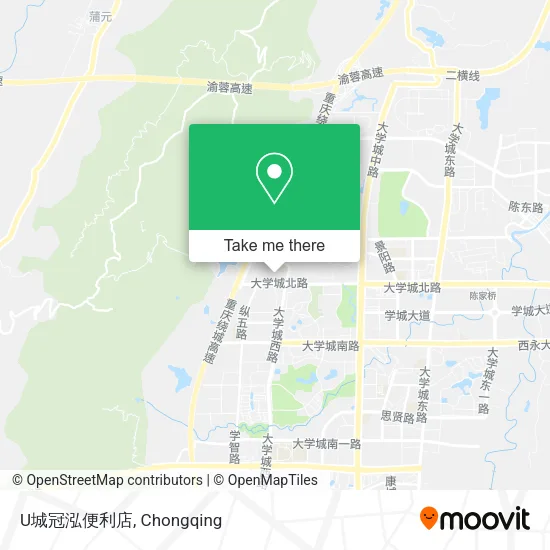 U城冠泓便利店 map