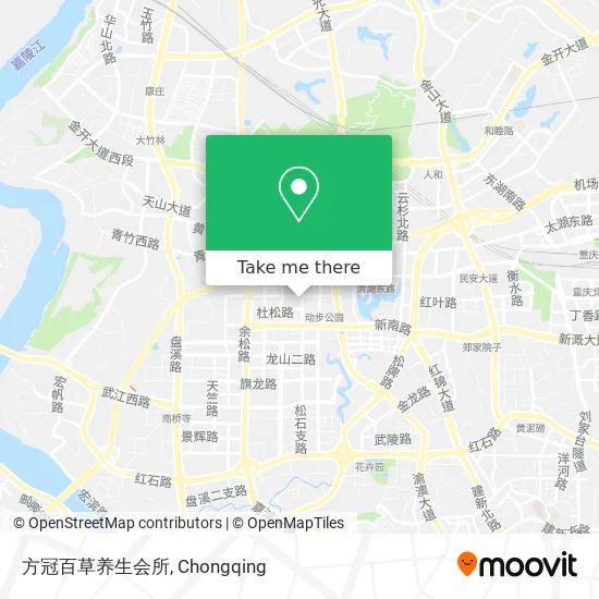 方冠百草养生会所 map