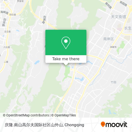 庆隆.南山高尔夫国际社区山外山 map