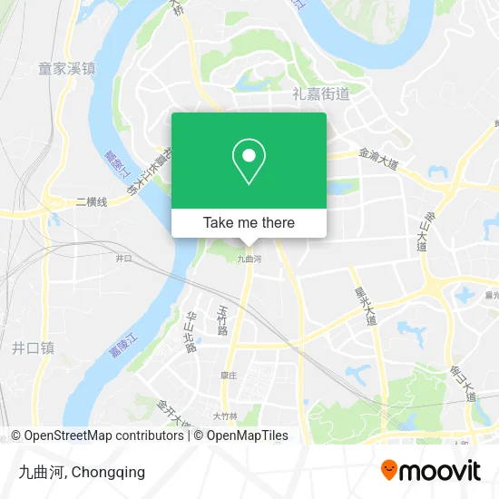 九曲河 map