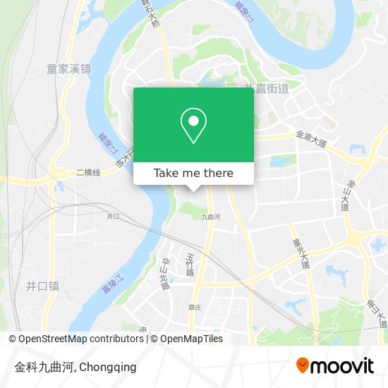 金科九曲河 map