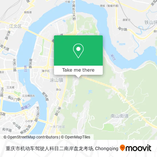 重庆市机动车驾驶人科目二南岸盘龙考场 map