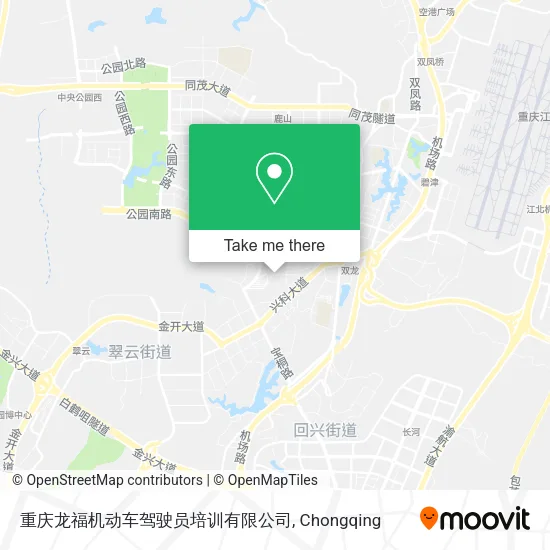 重庆龙福机动车驾驶员培训有限公司 map