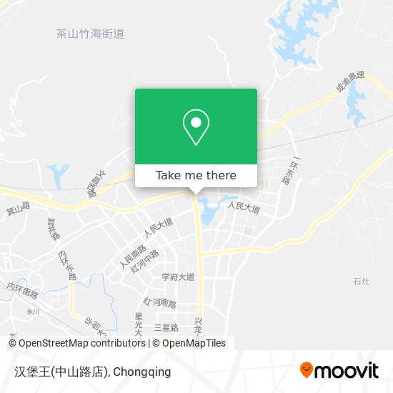 汉堡王(中山路店) map