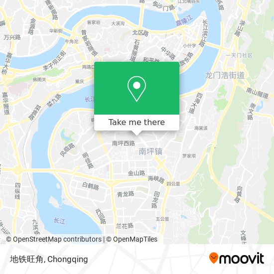 地铁旺角 map