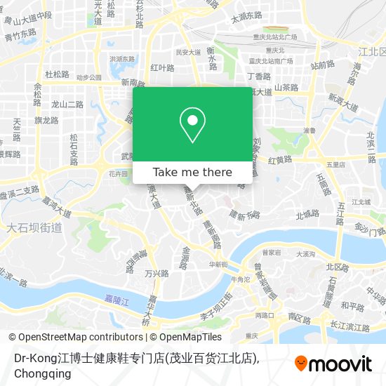 Dr-Kong江博士健康鞋专门店(茂业百货江北店) map