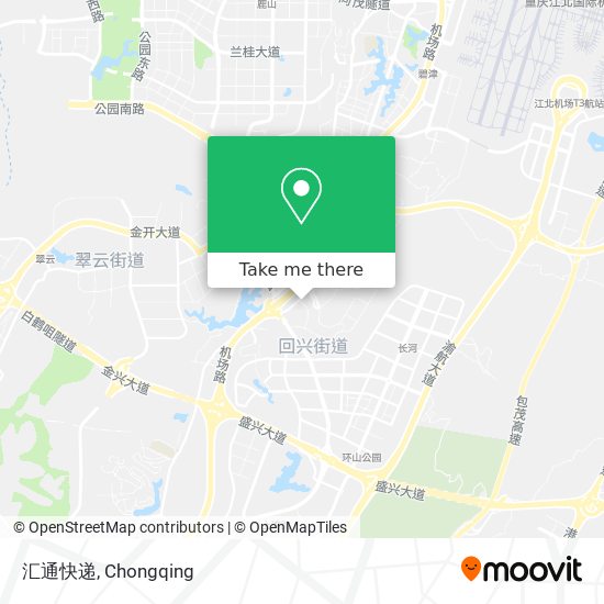 汇通快递 map