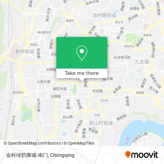 金科绿韵康城-南门 map