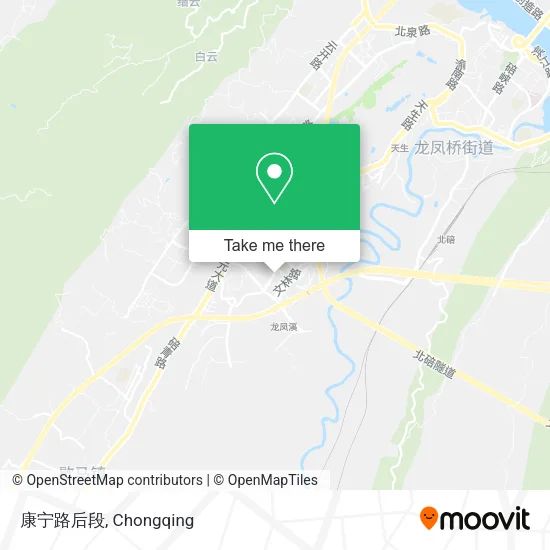 康宁路后段 map