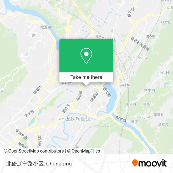 北碚辽宁路小区 map