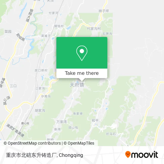 重庆市北碚东升铸造厂 map