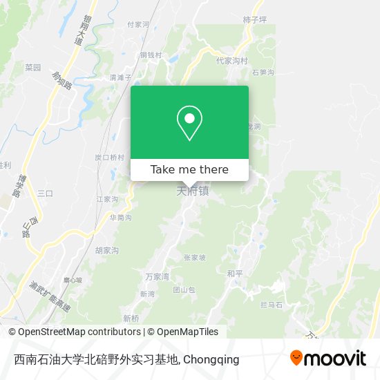 西南石油大学北碚野外实习基地 map