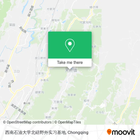 西南石油大学北碚野外实习基地 map