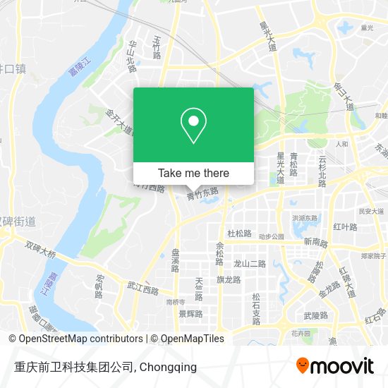 重庆前卫科技集团公司 map