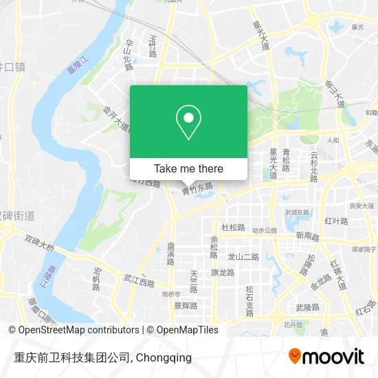 重庆前卫科技集团公司 map
