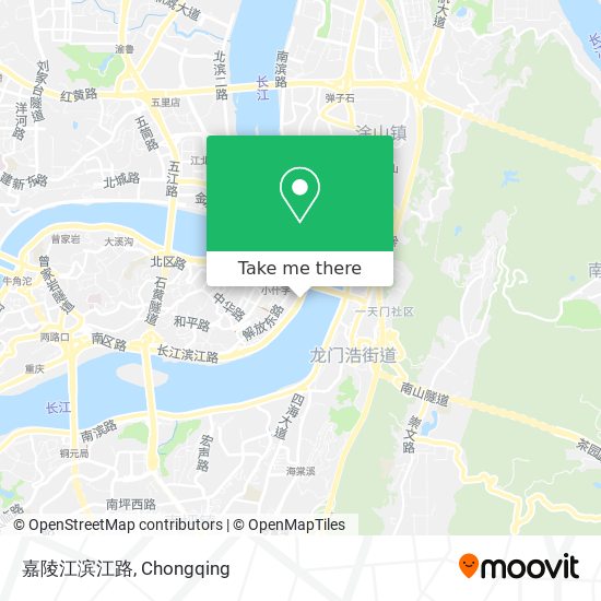 嘉陵江滨江路 map