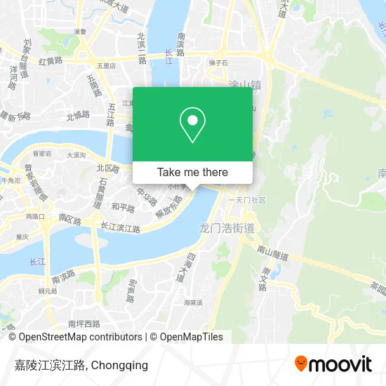 嘉陵江滨江路 map