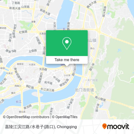 嘉陵江滨江路/水巷子(路口) map
