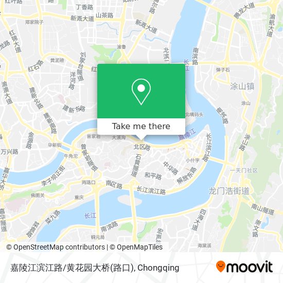 嘉陵江滨江路/黄花园大桥(路口) map