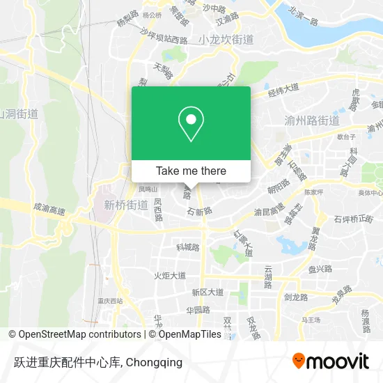 跃进重庆配件中心库 map