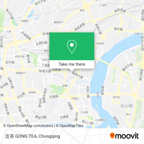 贡茶 GONG TEA map