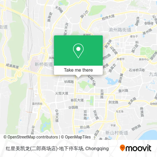 红星美凯龙(二郎商场店)-地下停车场 map