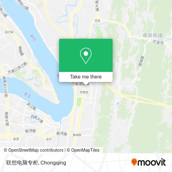 联想电脑专柜 map