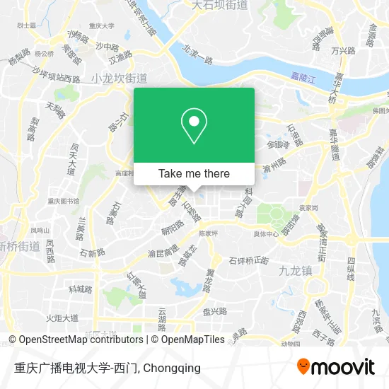 重庆广播电视大学-西门 map