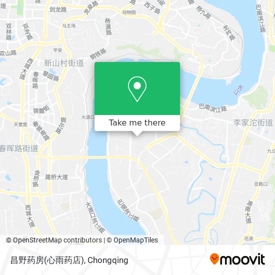 昌野药房(心雨药店) map