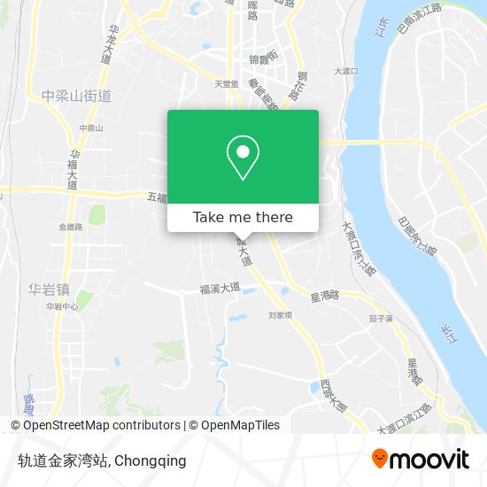 轨道金家湾站 map