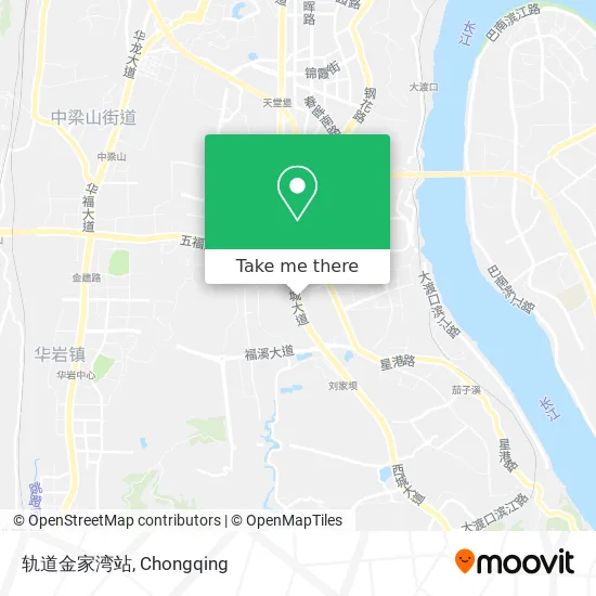 轨道金家湾站 map