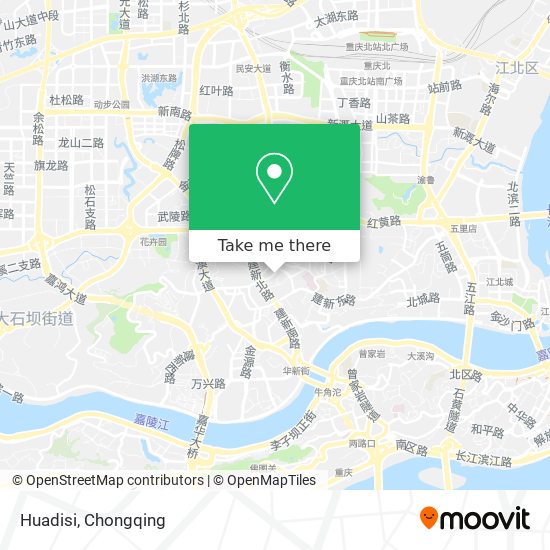 Huadisi map