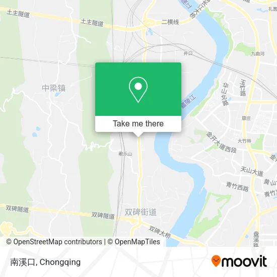 南溪口 map
