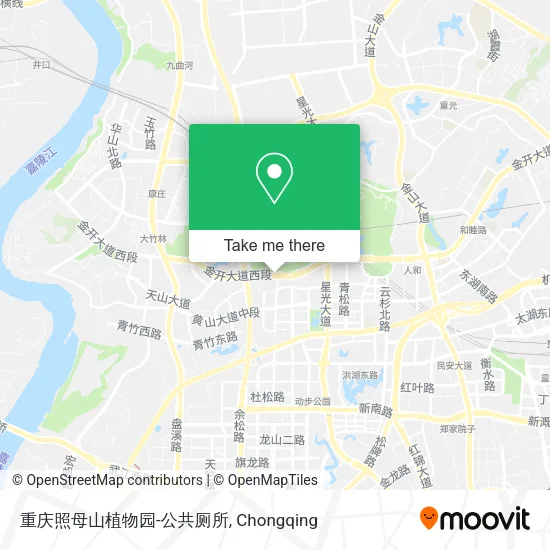 重庆照母山植物园-公共厕所 map