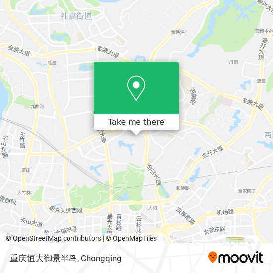 重庆恒大御景半岛 map