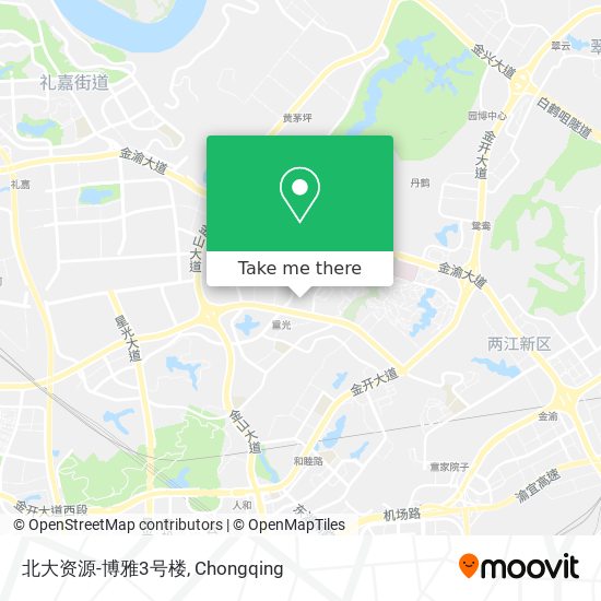 北大资源-博雅3号楼 map